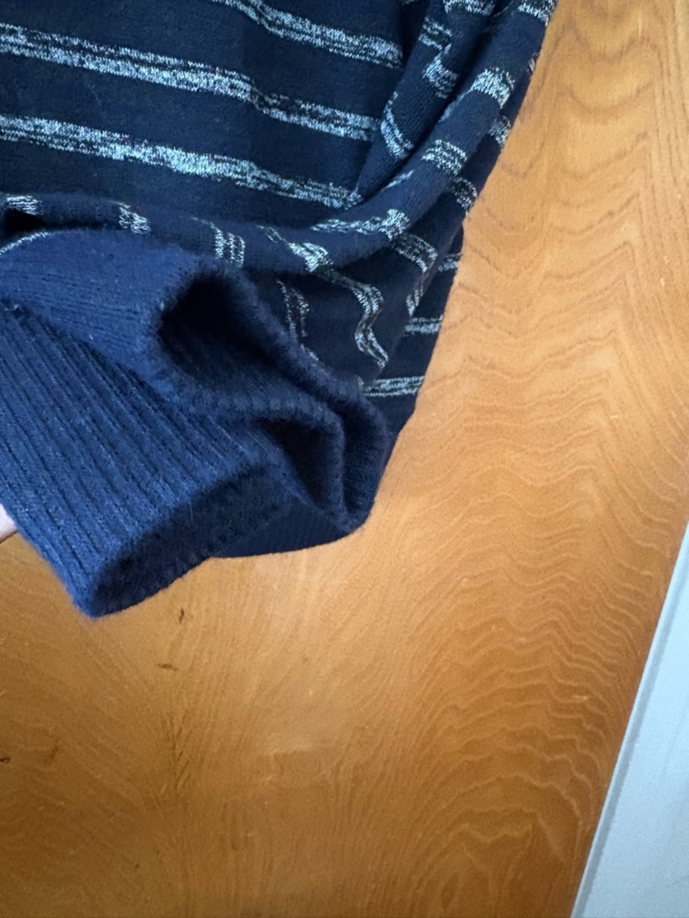 Rag & Bone Navy Crewneck stripe Sweater M - Picture 5 of 9